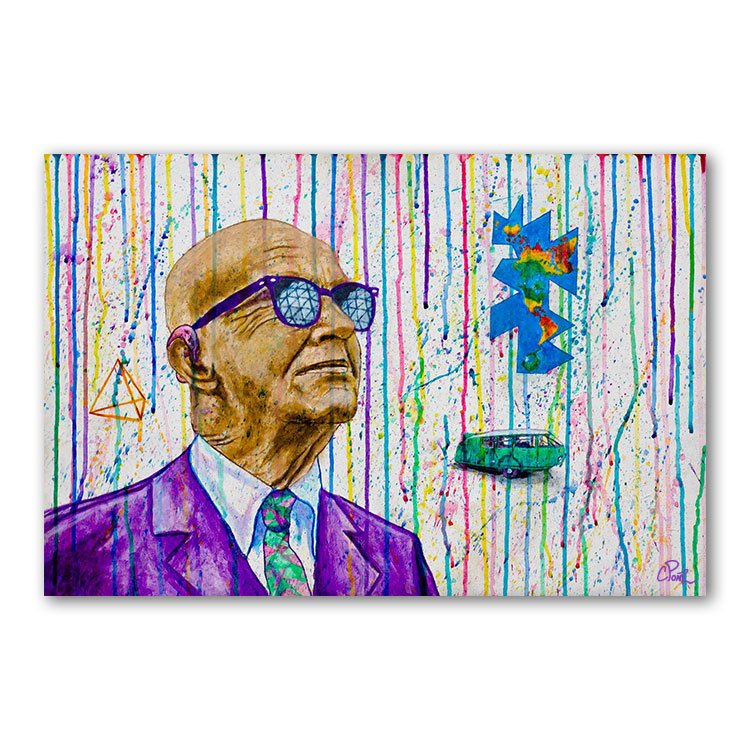 Buckminster Fuller - Print - Harmonize Visions