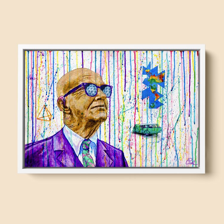 Buckminster Fuller - Print - Harmonize Visions