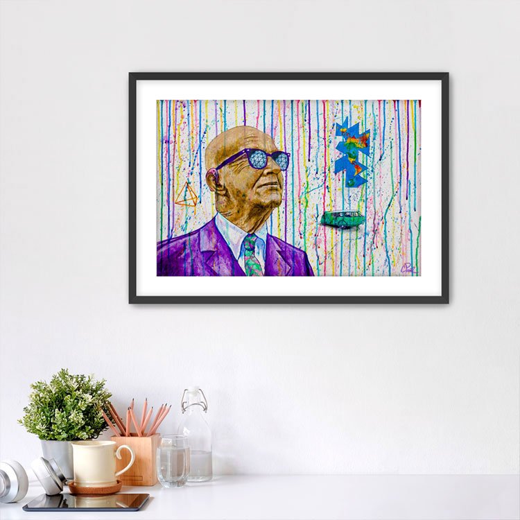 Buckminster Fuller - Print - Harmonize Visions