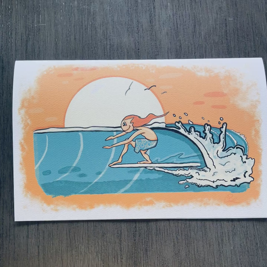 Life is swell greeting card